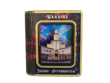 Сувенірний магніт-сірник у формі книжки Івано-Франківськ ZK-5 фото