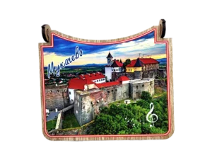Велика музична шкатулка з замком Мукачево