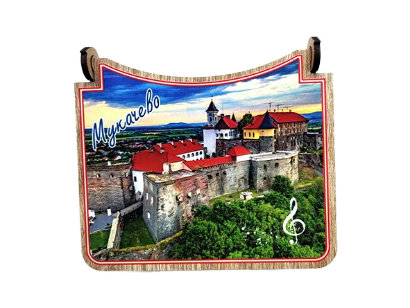 Велика музична шкатулка з замком Мукачево