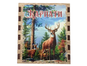Сувенірний магніт у формі сірника «Карпати»