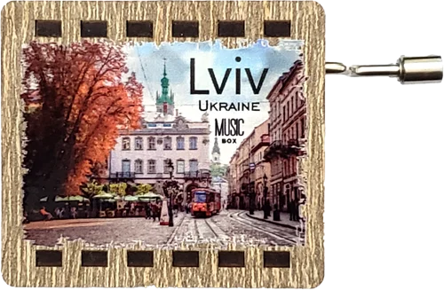 Мініатюрна музична шкатулка Львів