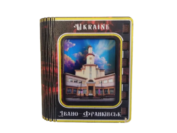 Сувенірний магніт-сірник у формі книжки Івано-Франківськ