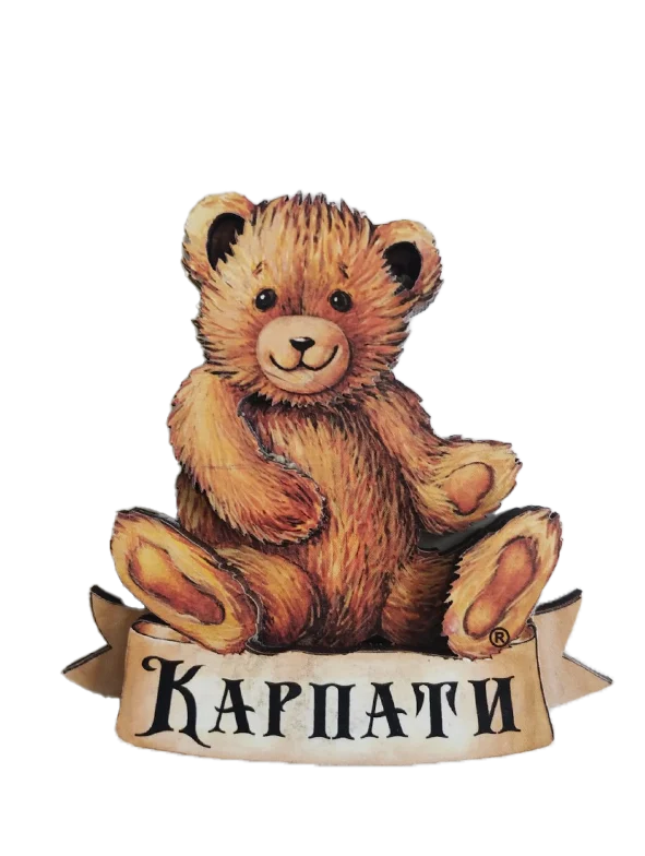 Брелок ведмедик з написом «Карпати»