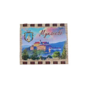 Сувенірний магніт у формі сірника Мукачево Сувенірний магніт у формі сірника Мукачево