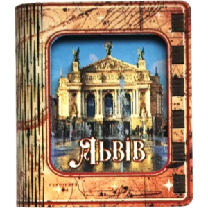 Сувенір-сірник у формі книжки «Львів» Сувенір-сірник у формі книжки «Львів»